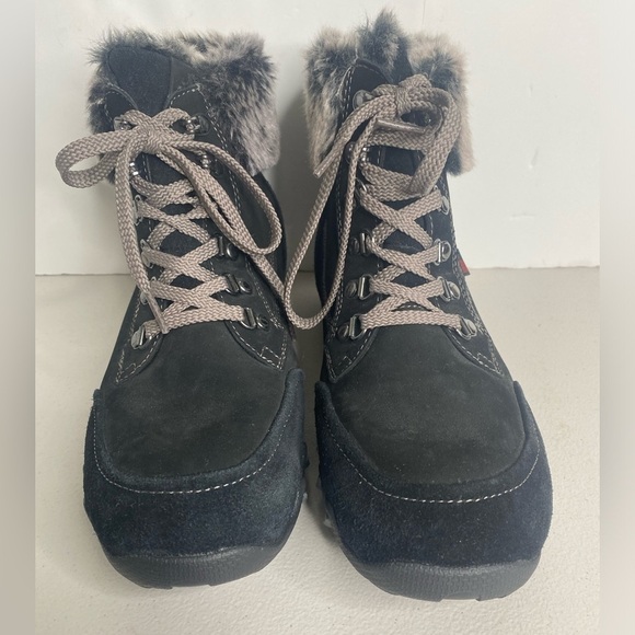 Allrounder by Mephisto Women's Nabuka Tex Black Suede/G Nubuck Sz 10 - Picture 3 of 8